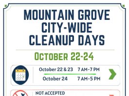 Mountain Grove Schedules City-Wide Cleanup in October