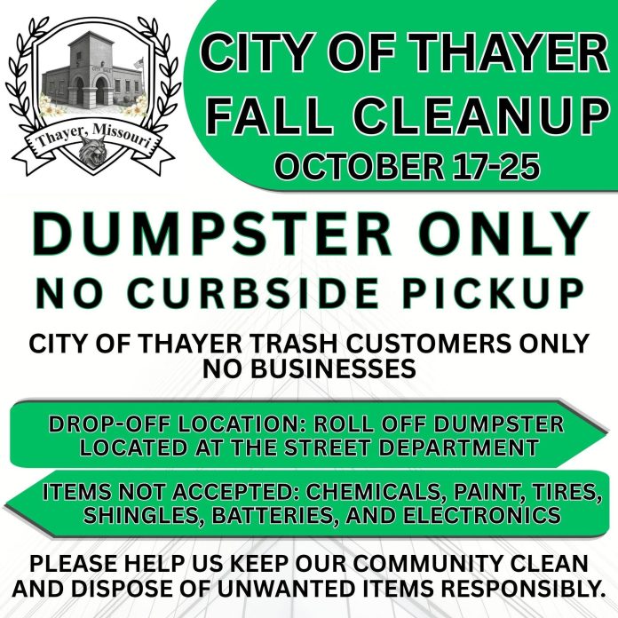 Thayer Fall Cleanup