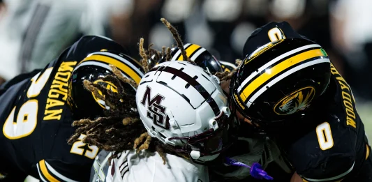 Comeback falls short for No. 19 Football at No. 24 Mississippi State