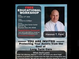Mountain View Senior Center Hosting Free Educational Workshop for Long-Term Care