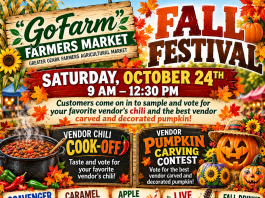 Go Farm Farmer’s Market Plans “Fall Festival” Market October 24th