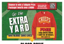 Go The Extra Yard For Local Patients, Give Blood, Score A Free Chiefs T-Shirt