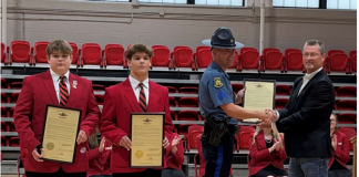 Rep. Keith Elliott Honors Thayer High School FCCLA Students for Award-Winning Traffic Safety Project