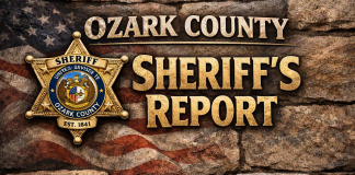 Ozark County Sheriff’s Department Report